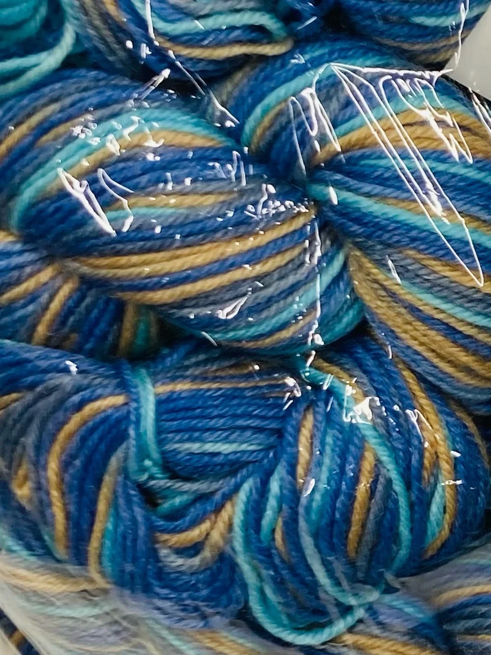 10 NEW Fancy Wool Yarn 470+g 85% Australian Wool 10% Camel 5% Anti-Pilling Fiber